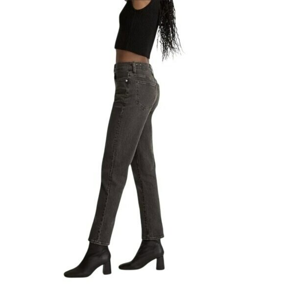 Madewell Perfect Vintage Jean Black Factory Faded Womans 26 - Picture 1 of 15